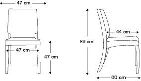 chaise-theorema-sans-accoudoirs-dimensions